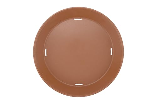 GET RB-891-TER-EC Round Serving Basket with Drainage Slots, 12", Terra Cotta (Set of 4)