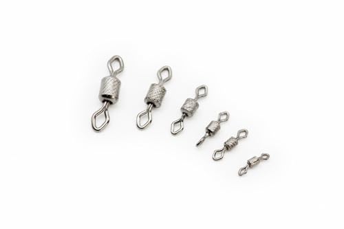 Conectores para línea de pesca de acero inoxidable 300 pcs miniatura 7