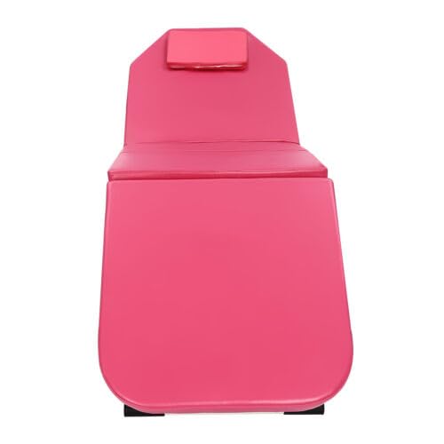 Camilla de Masaje Rosa para Cosméticos - Cama de Tratamiento Portátil y Plegable de Lujo para Salón de Belleza