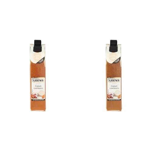 UBENA, Condimento Cajun, Esalta il Sapore di Piatti a Base di Carne, Verdure e Frutti di Mare, Formato Clip Sachet da 30 gr (Confezione da 2)