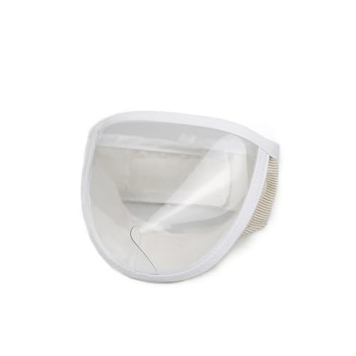 Muselière transparente chat en maille réglable taille M - 2