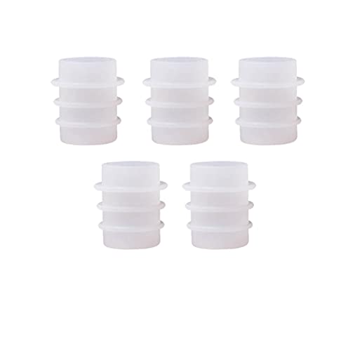 Yalulu Lot de 5 moules en silicone pour bouchon de bouteille de vin - En résine époxy - Pour bouchon de vin - En silicone - Pour bricolage - 5 bouchons en liège Cover