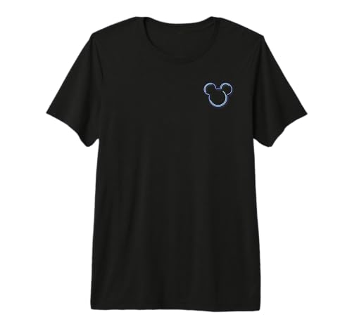 T-shirt Mickey Mouse vêtement homme femme coton premium imprimé graphique style néon urbain