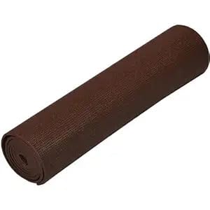 Image of Yoga Mats For Women Yoga Mat For Men Exercise Mat For Home Gym Mat Anti Slip YogaMate 5mm Workout Mat YogaMat For Kids Yoga Mate Gym Mats - Ethylene Vinyl Acetate (Brown, 4 mm)