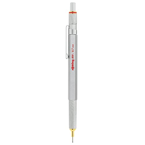 Rotring 800 Retractable 0.7mm Mechanical Pencil - Silver