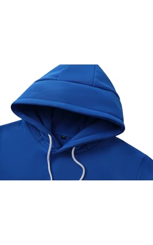 Mens Hoodie Multicolor Panel Sweatshirt Fleece Long Sleeve Sports Tops3