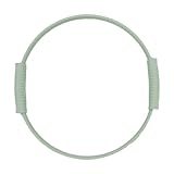 HUIJUBAO Yoga Pilates Resistance Ring for Leg and Butt Training, Portable Exercise Equipment with Anti-Slip Silicone, Home and Office Workouts, Postpartum Toning (Green)