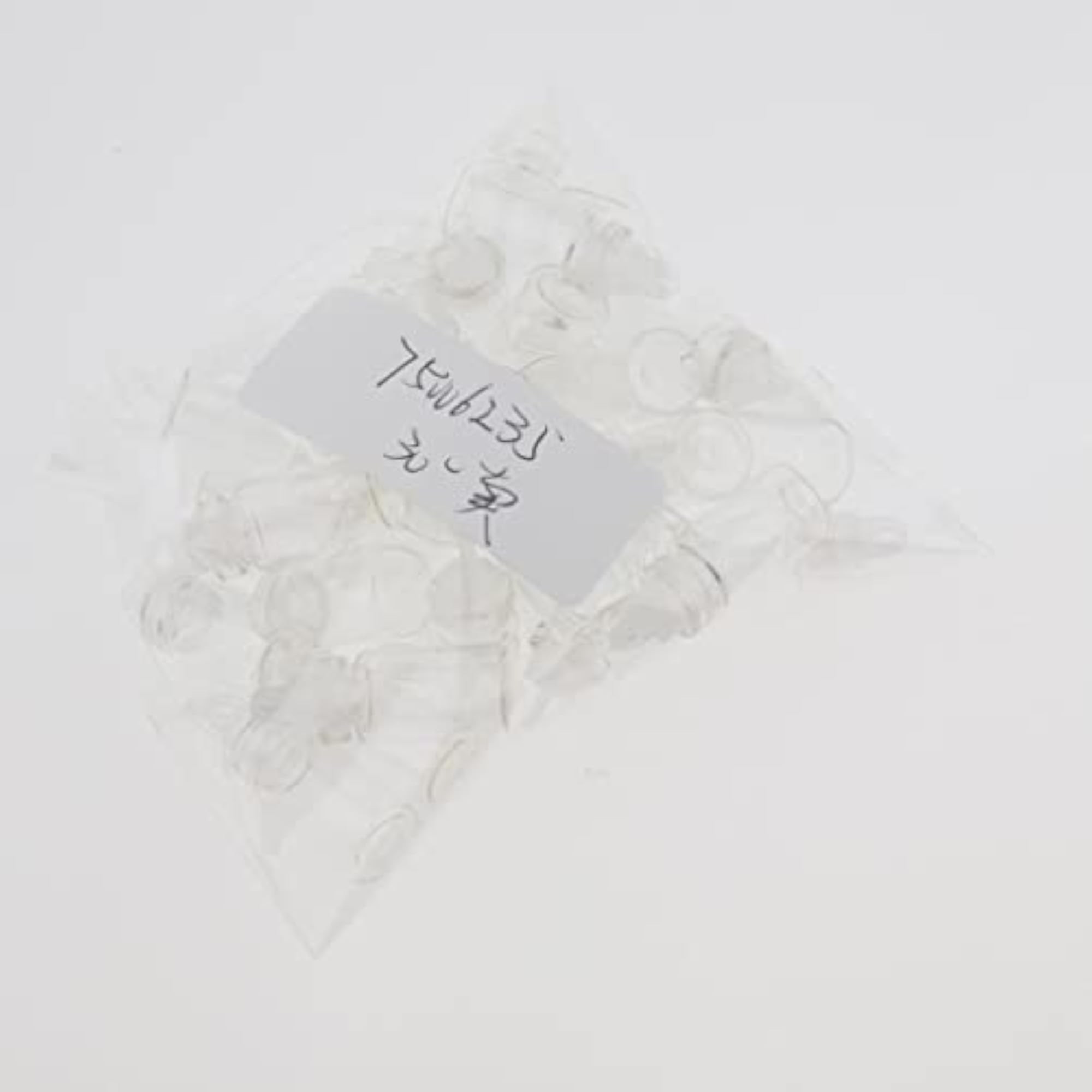 30 Pieces Mini Clear Glass Jars for Essential Oil DIY