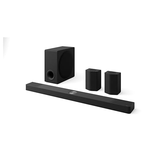 LG SoundBar S95TR– 810W RMS, Dolby Atmos, 9.1.5 Canais, 810W RMS, Caixas de Som Traseiras, AI Room Calibration Pro, DTS X,AI Sound Pro, Wow Sinergy, Sem fios, Conexões Múltiplas