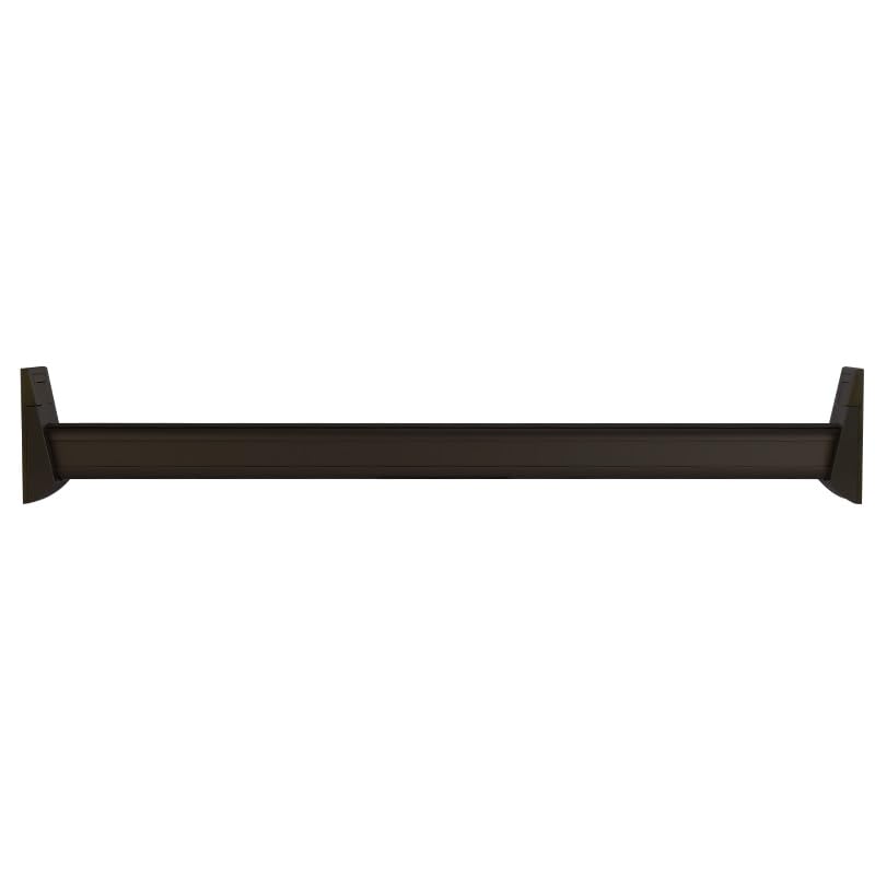 Tringle de penderie réglable noire de 155 cm pour chambre et buanderie