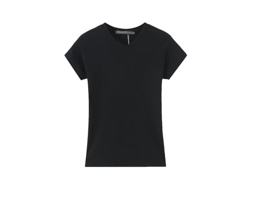 T-shirt d'été col en V pour vos vacances look décontracté et vintage