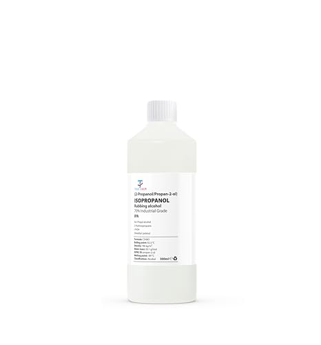 True Chem - Alcohol Isopropílico 70% 500 ml - Isopropanol IPA para Limpieza Técnica, Taller, Herramientas, Superficies, Bricolaje, Automoción, Grasa Ligera y Restos Adhesivos