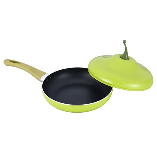 Sartén para salsa, olla para cocinar verduras y frutas a fuego lento, sartén con tapa, para cocina de inducción, sopa, hervir leche, freír a fuego lento