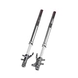 オートバイショックアブソーバー オートバイ フロントフォーク フロントサスペンション 延長ショックアブソーバー 715mm Hondaa Msx125 M3 M5 M6 Monkey(715mm シルバー)用