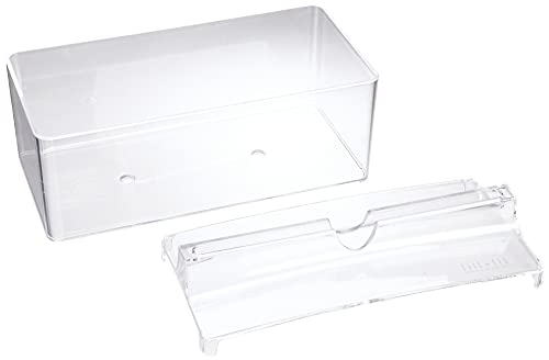 OKA Fill+fit Paper Towel Case, Lip Type, Clear Tissue Case, Body Size: Approx. 10.2 x 5.1 x 3.7 inches (262 x 130 x 95 mm)