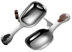 316不锈钢茶匙加厚茶叶勺子 Stainless Steel Long handled soup spoons，Spoons,Meal spoon 舀茶分茶短柄咖啡勺家用小勺甜品挖勺 Household Cleaning，Kitchen Storage Essentials