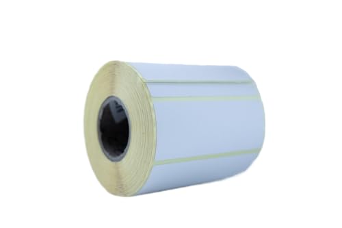 BCS LABELS - Rollo de 1000 Etiquetas Térmicas Adhesivas 100X38mm para impresoras Térmicas (Zebra, TSC, Toshiba, Brother) Etiqueta térmica para códigos de barra, etiqueta precio (1)