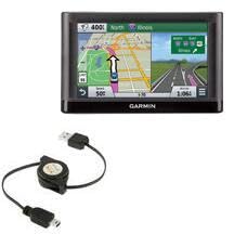 BoxWave Cable Compatible with Garmin Nuvi 65LM - miniSync, Retractable, Portable Sync Cable