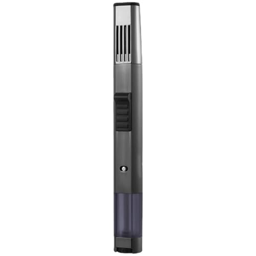 Encendedor de butano metalico antiviento con llama ajustable