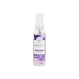 The Honest Company Plant-Based Hand Sanitizer Spray Kills 99.9% of Germs Hypoallergenic Quick-drying and Moisturizing Lavender Field 2 fl oz