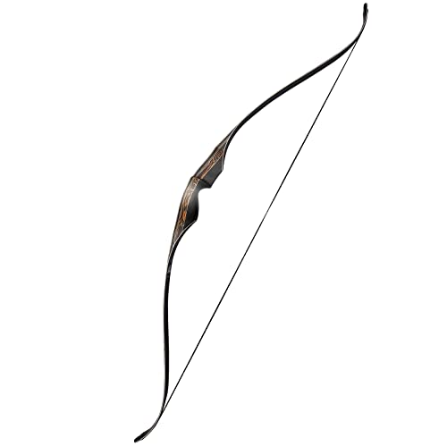 Deerace 60" Ranger Longbow Traditional One Piece Bow, 25-60 Lbs Right Hand Wooden Hunting Bow (35 Lbs, Right Hand) #TOP1