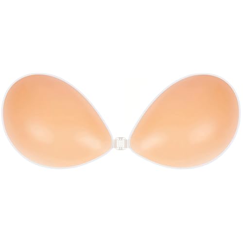 Image of MITALOO Adhesive Bra Invisible Sticky Strapless Push up Backless Reusable Silicone Covering Nipple Bras