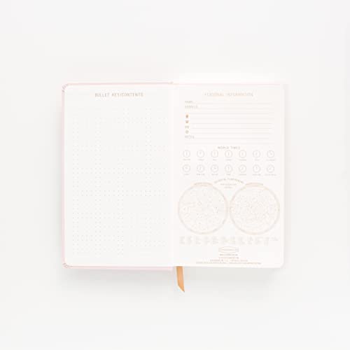 DesignWorks Ink Cloth Hardcover Journal (5.125 x 8.25), Blush - Faces, 5.125" x 8.25" - Image 2