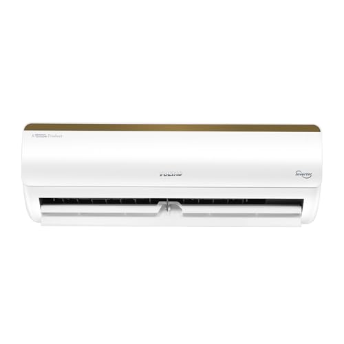 Image of Voltas 1 Ton, 5 Star Inverter Smart Air Split AC (Copper, IoT Enabled, 5-in-1 Adjustable Mode, Anti-Dust Filter, 125V Vertis Smart Elite Gold, White)