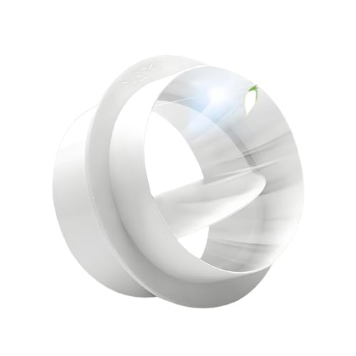 逆流防止ダンパーダクトシャッター手動操作換気口空気の流れ防止ファン逆止弁付きキッチン浴室ダクトの悪臭 ホワイト 150mm