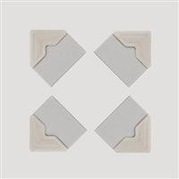 Kolo Allegro Self Adhesive Photo Corners, 210 Count, Soft White