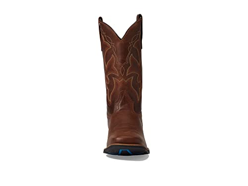 Image of ROPER Mens Monterey Embroidered Square Toe Pull On Casual Boots Mid Calf