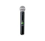 Shure SLX2/SM58=-H5 Handheld Transmitter with SM58 Microphone, H5, Black