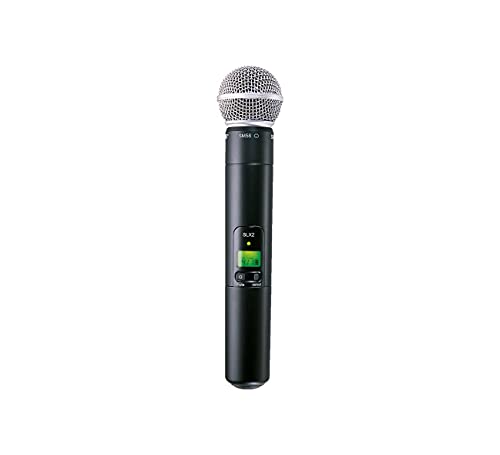 Shure SLX2/SM58=-H5 Handheld Transmitter with SM58 Microphone, H5, Black