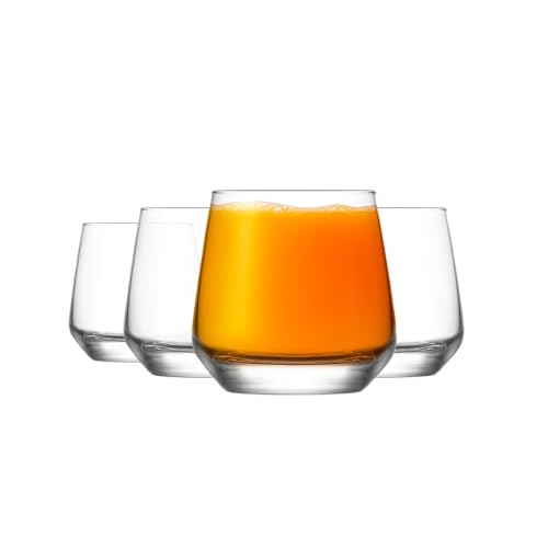 LAV 6X Lal 345ml Verres à Whisky - Verre Démodé Scotch Bourbon Rhum Cocktail Gobelets à Boire Coffret Cadeau - by