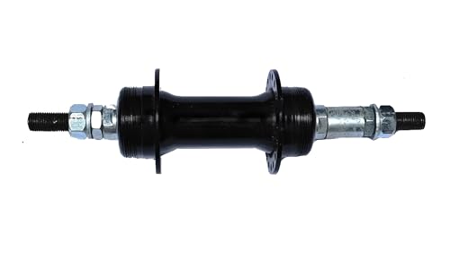 Image of Bicycle Disc Brake Rear Hub, Black, Both SIde Threaded Axle