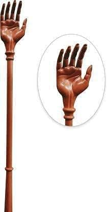 Playnova itching hand stick long rod | Itching stick | Relaxation Documentary Back Scrater | 14 inch plastic body massage for men and women (brown, 1 pc) Playnova itching hand stick long rod | Itching stick | Relaxation Documentary Back Scrater | 14 inch plastic body massage for men and women (brown, 1 pc)