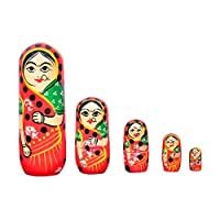 KGB Online Doll Set-Handpainted Wooden Toy - (Set of 5) (B09WKGHHZ3) Amazon Price History, Amazon Price Tracker