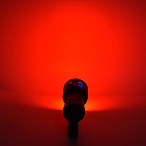 Linterna de buceo IPX8 antorcha submarina 100m focos LED blanco rojo azul para rescate 5