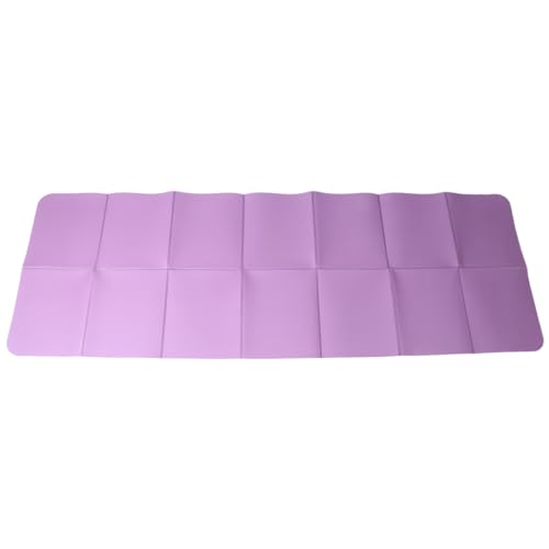 Sunmeit Vikbar yogamatta, hopfällbar träningsmatta för resor, halkfri dubbelsidig för yoga, pilates och golvträning, färg