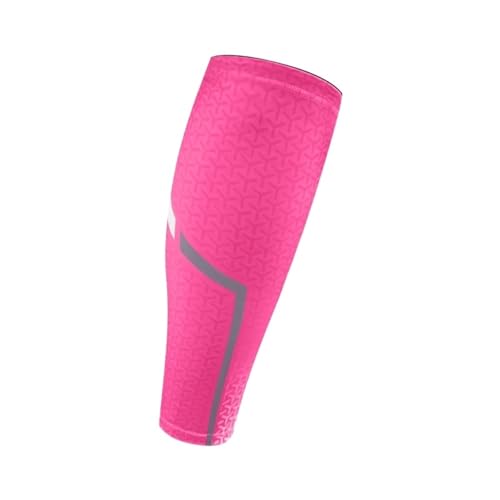 XIUsheUA Manga de compresión para Pantorrilla 1 Uds. Mangas de compresión de Pantorrilla for Hombres/Mujeres Calcetines de compresión sin pies Calcetines de compresión de piernas for Correr(Pink,XL)