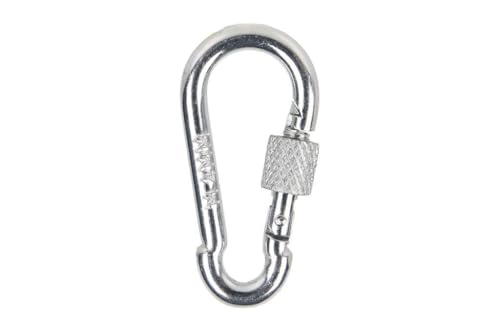 Mousqueton M4x40 en acier robuste haute résistance avec bague de verrouillage