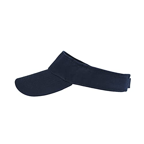 Image of HH HOFNEN Sports Sun Visor Hats Cotton Twill Ball Adjustable Sun Caps for Men Women