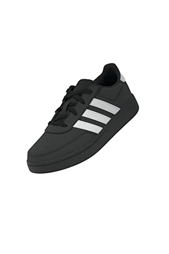 adidas Breaknet Lifestyle Court Lace, Sneakers Unisex - Bambini e ragazzi, Core Black Ftwr White Ftwr White, 39 1/3 EU