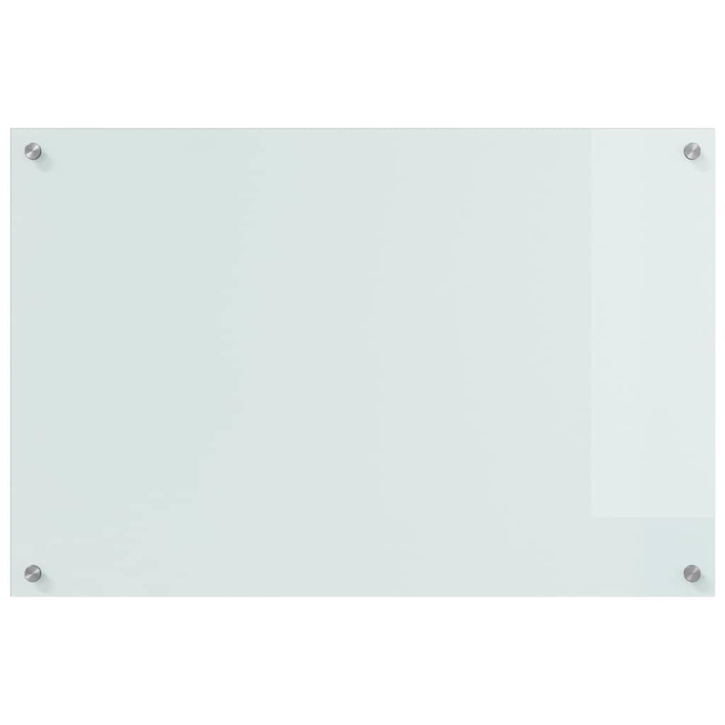 Solivagant Küchenrückwand 2 pcs Weiß 90 x 60 cm Gehärtetes Glas, Küche Esszimmer,Küchenhelfer -utensilien, 23.3 kg-3415526