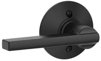 Schlage F170-LAT-622 Matte Black Dummy Latitude Style Lever