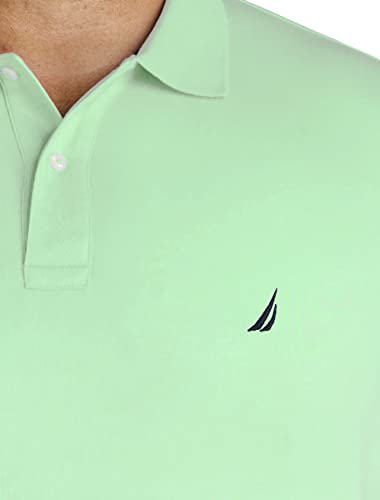 Image of Nautica Men's Classic Fit Short Sleeve Dual Tipped Collar Polo Shirt