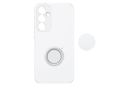 Image of Samsung Galaxy S23 FE Clear Gadget Phone Case, Protective Cover with Grip, Kickstand, Accessories and Attachments Included, Scratch Resistant, US Version, EF-XS711CTEGUS, Transparent
