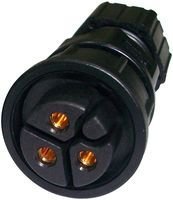Circular Connector, Receptacle, 3 Position, Cable - PWC-03BFFA-LL7001