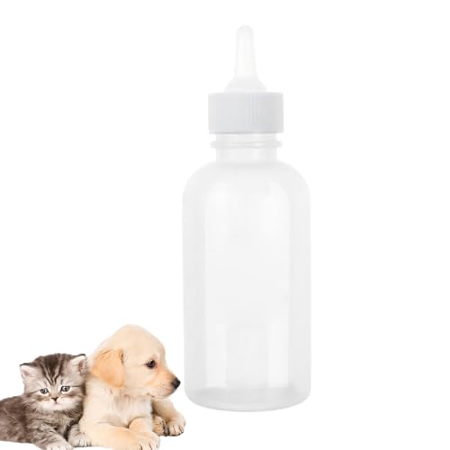 子猫用ミルク哺乳瓶,ベビーキャットフィーダー 授乳器 | 携帯用120mlペット哺乳瓶 うさぎ ハムスター 子犬 散歩 お出かけ キャンプ 車 旅行 ハイキング向け