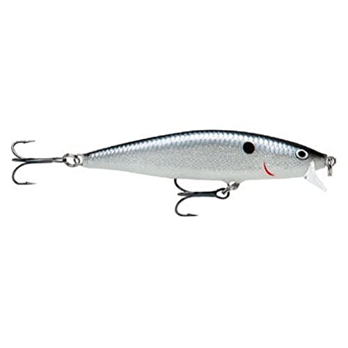 Rapala Flat Rap 08 Fishing Lure, Silver